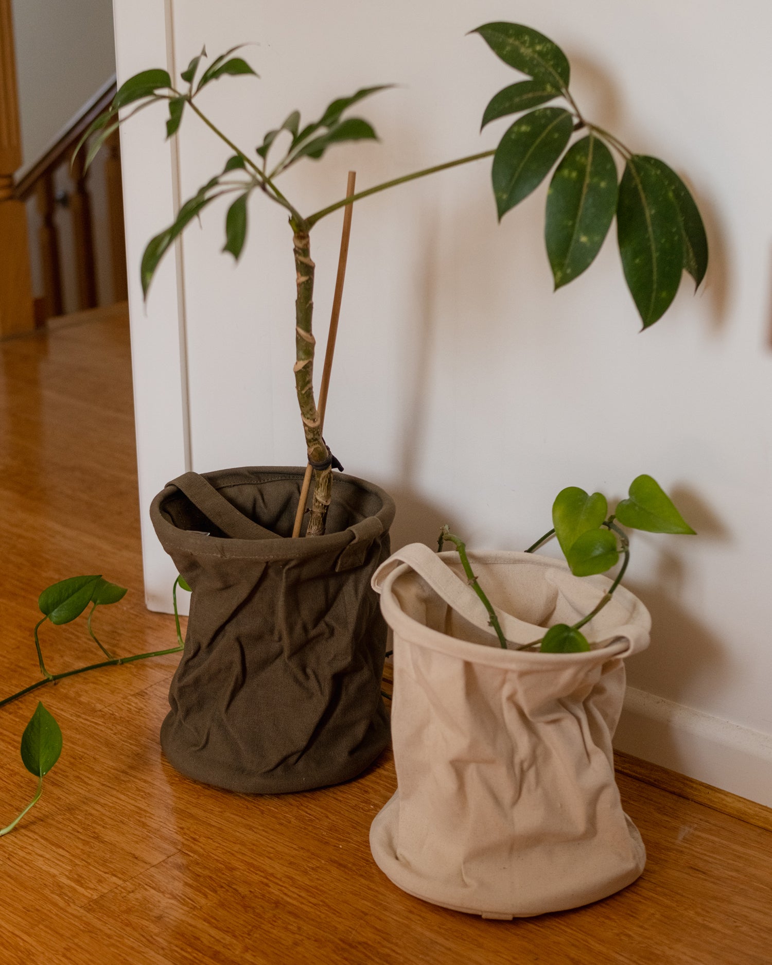 Canvas water bucket